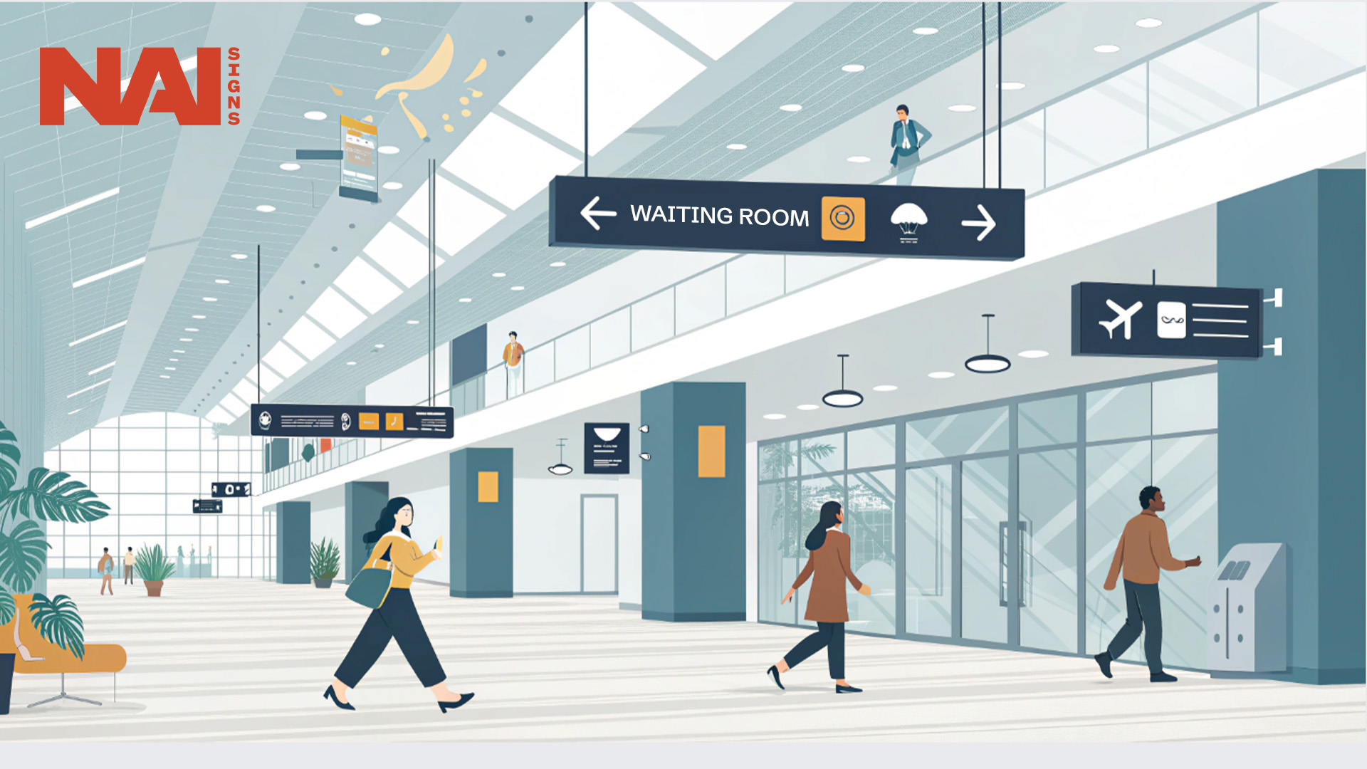 architectural NAI signage