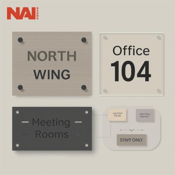 Custom fabrication sign