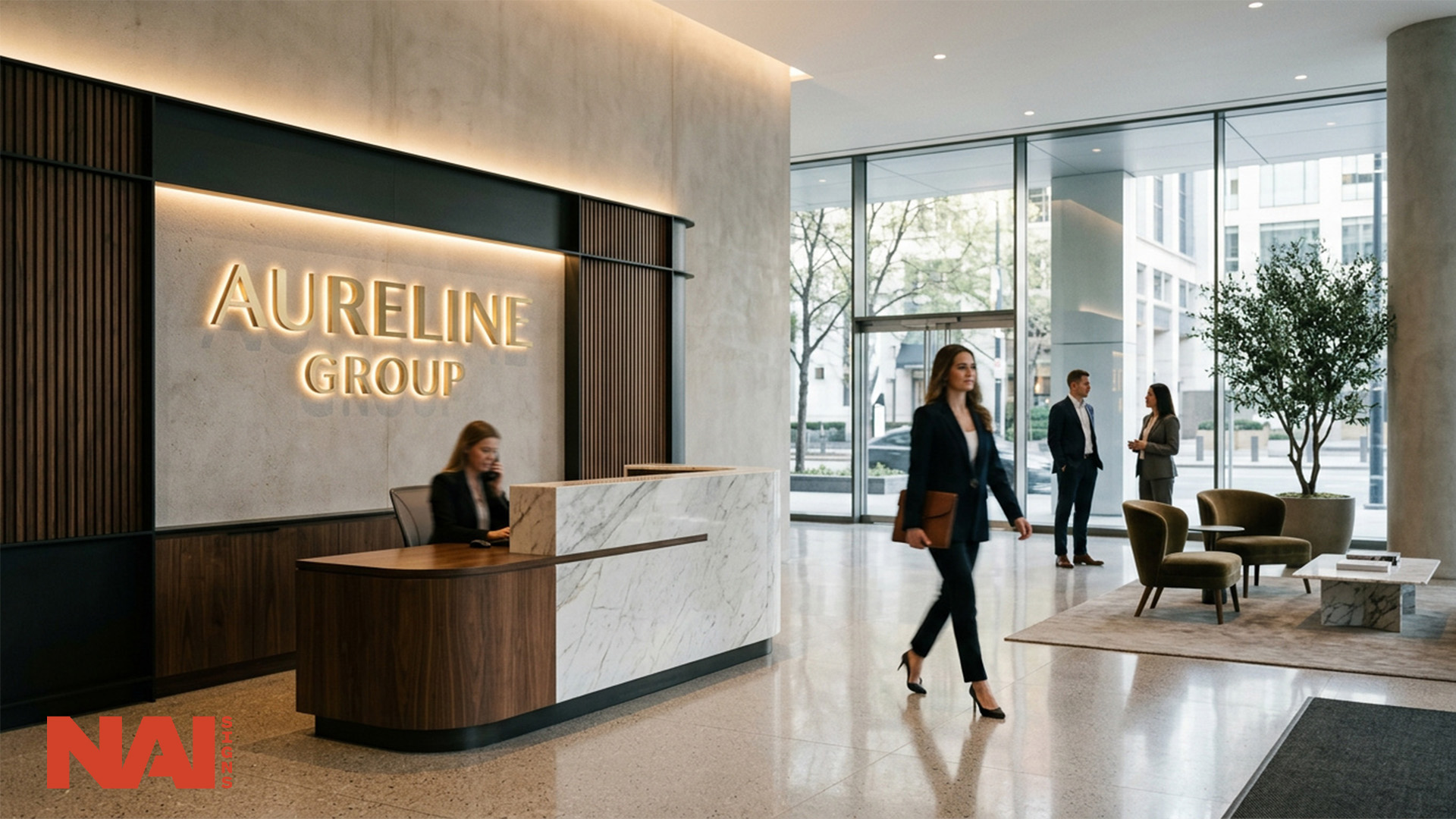 Modern Lobby Signs
